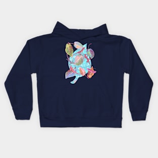 Lizards and More Leaves Kids Hoodie